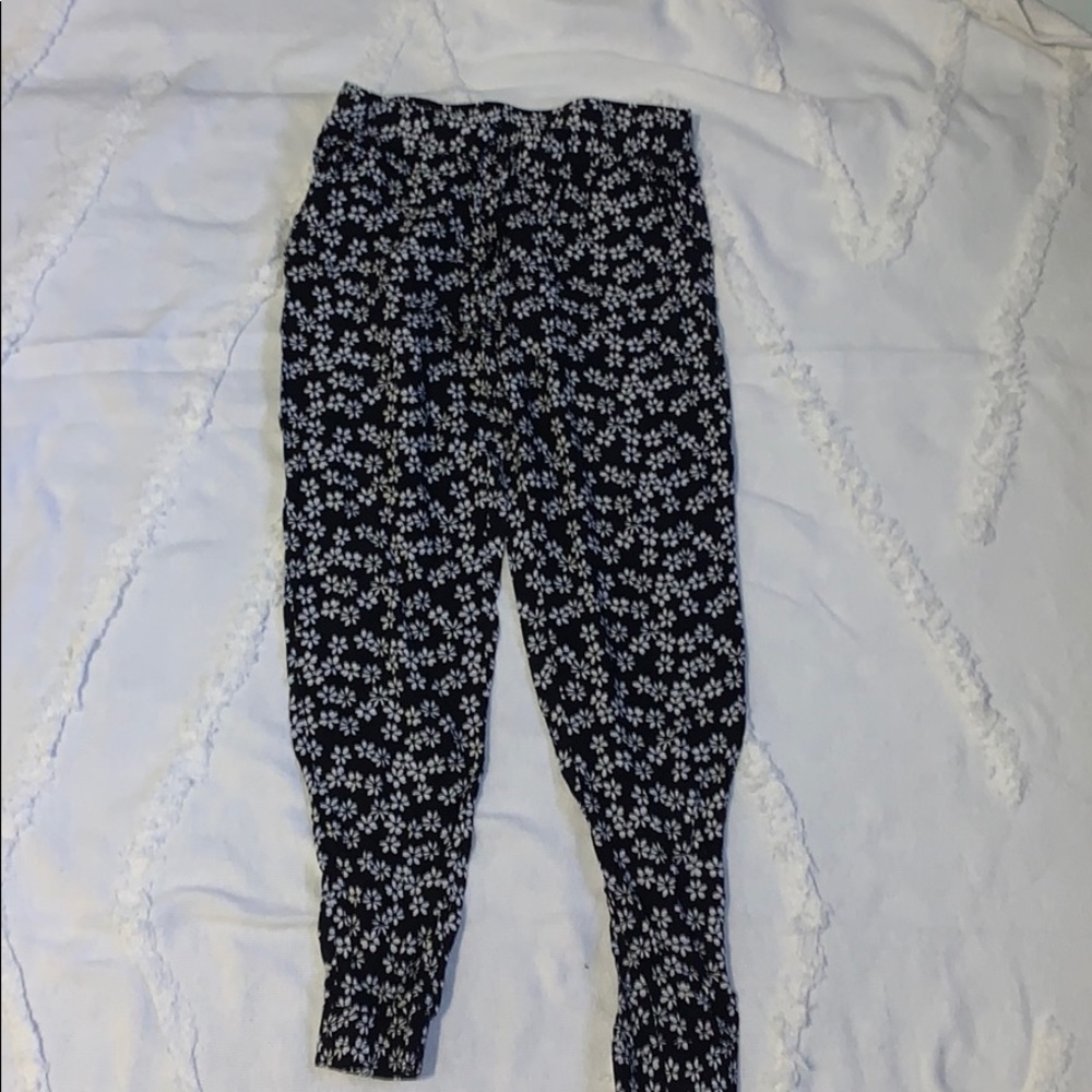 Floral jogger pants
